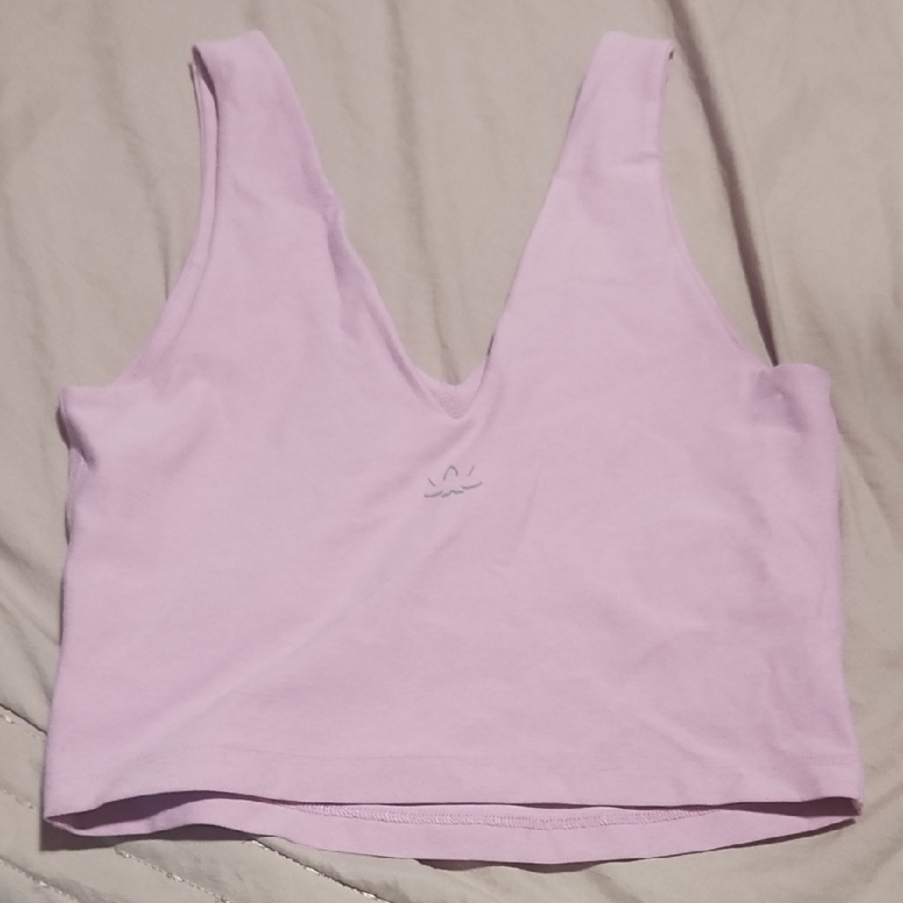 Beyond Yoga Pink Muscle Tee
